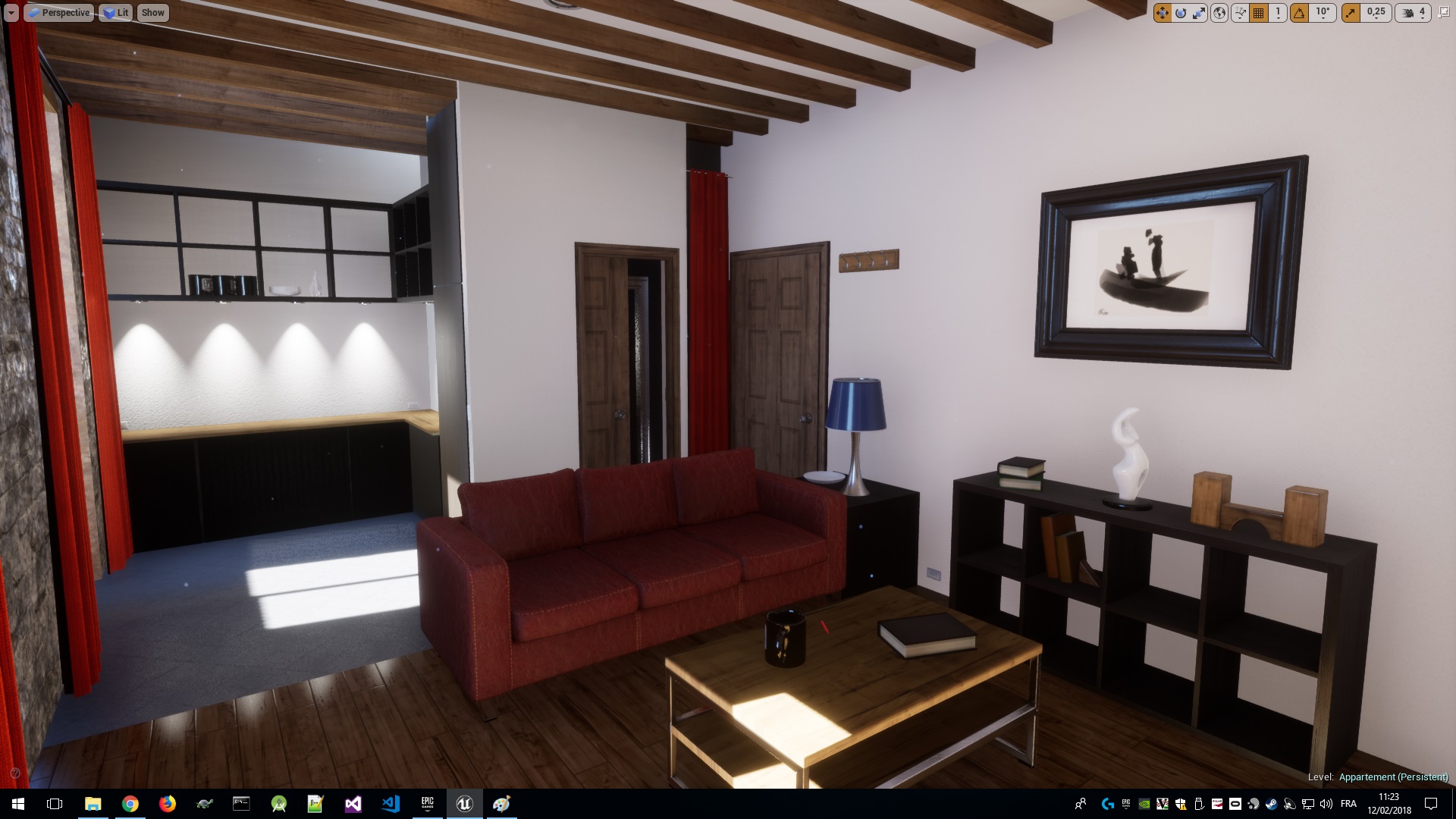 Démo Unreal Engine 4 - Appartement