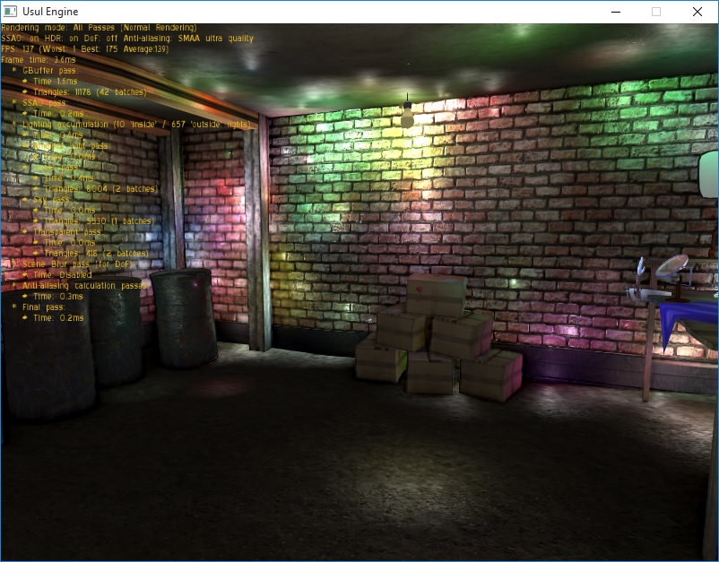 Démo deferred shading